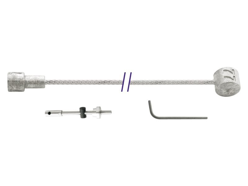 Cordo binnenkabel trommelrem 225cm/ø1,5mm verzinkt