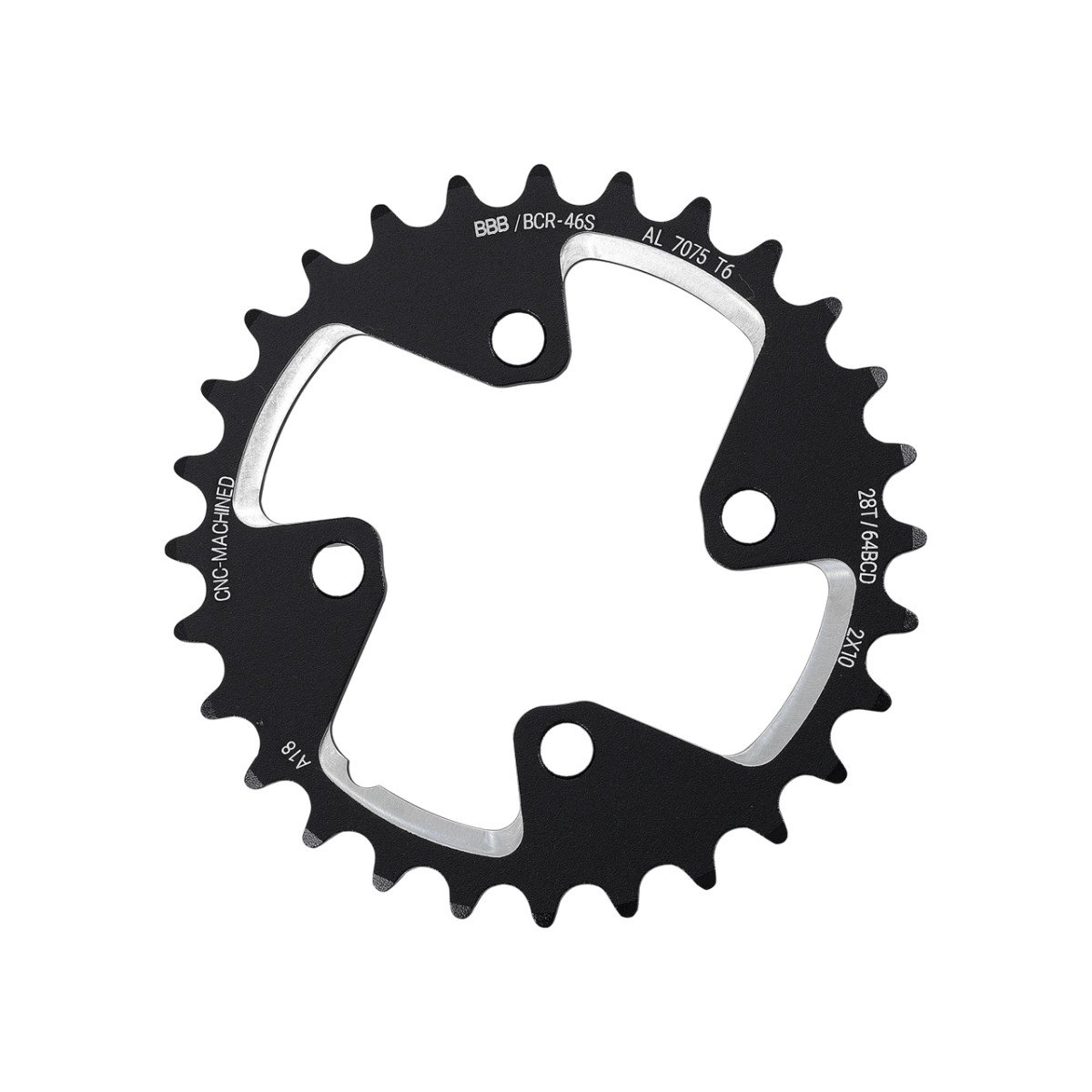 BBB BCR-46S Kettingblad MTBGear Comp. 2x10sp Shim XT mm
