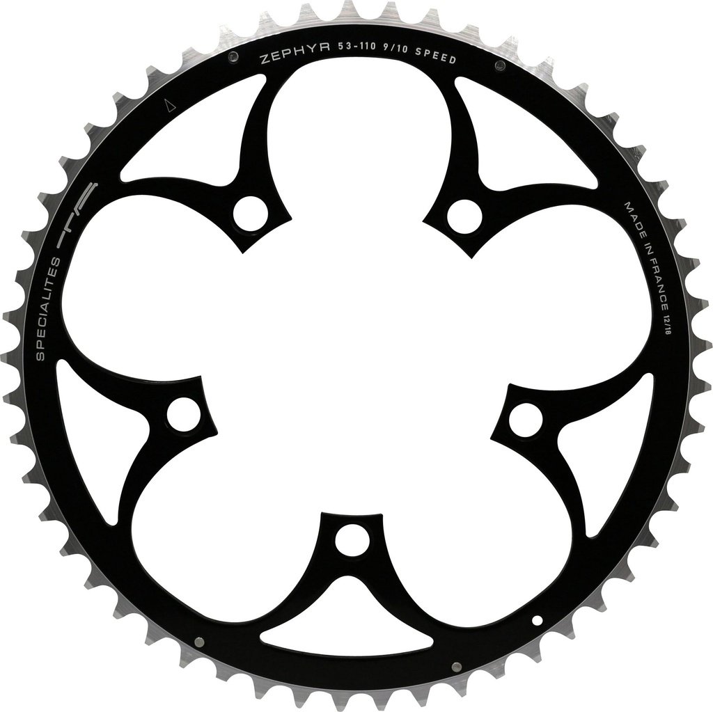Specialites Ta KETTINGBLAD ZEPHYR (9S/10S) STEEK 110 52T BUITEN ZWART (SHIMANO/SRAM