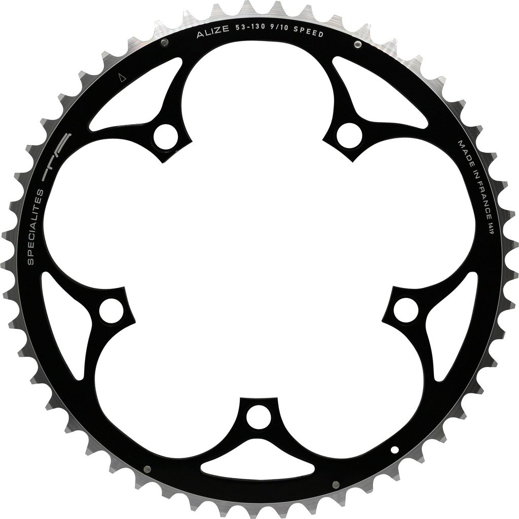 Specialites Ta KETTINGBLAD ALIZE (9S/10S/11S) STEEK 130 52T BUITEN ZWART (SHIMANO